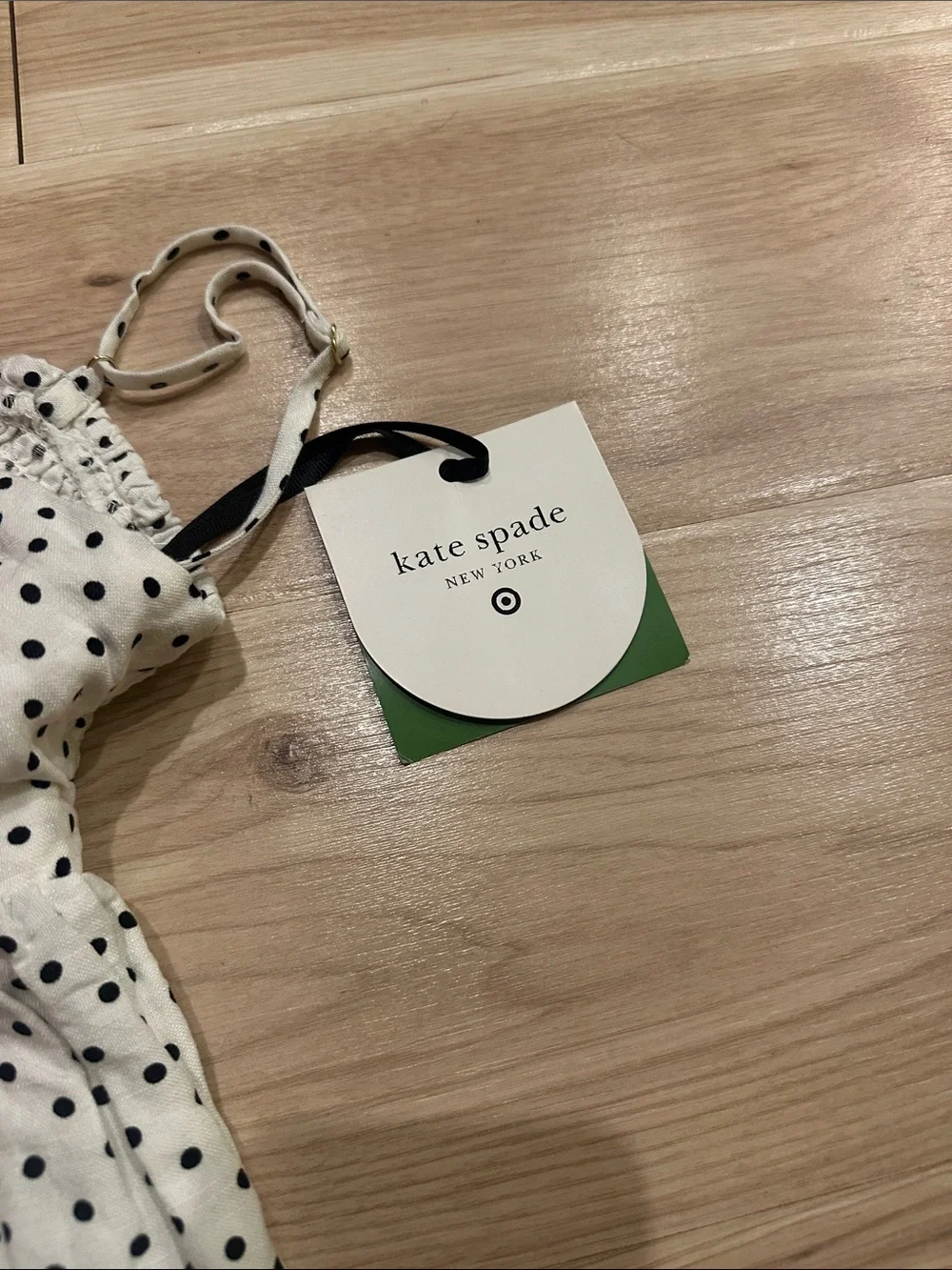 kate spade White Polka Dot Spaghetti Strap Camisole